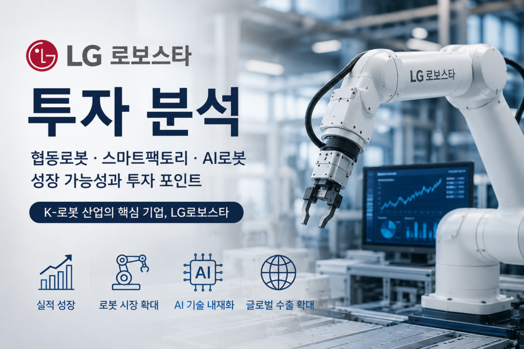 LG전자의 로봇 핵심축, 로보스타
