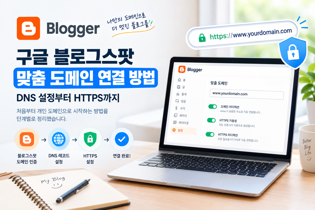 구글블로그에나만의도메인을